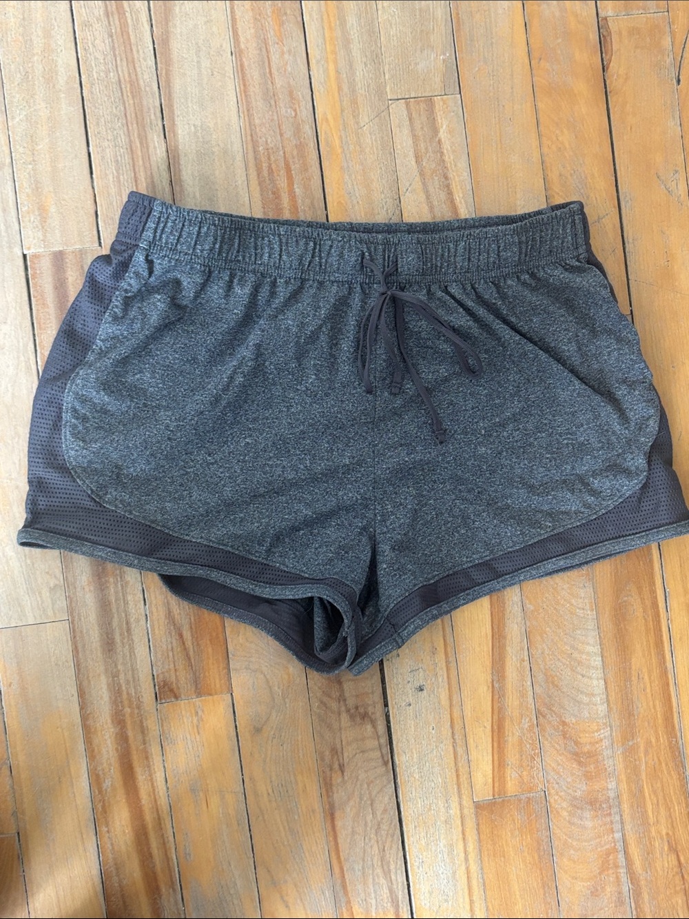 SO Women's Dark Gray Athletic Shorts with Drawstring